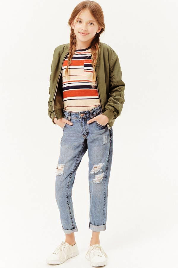 how to dress with ripped jeans kids