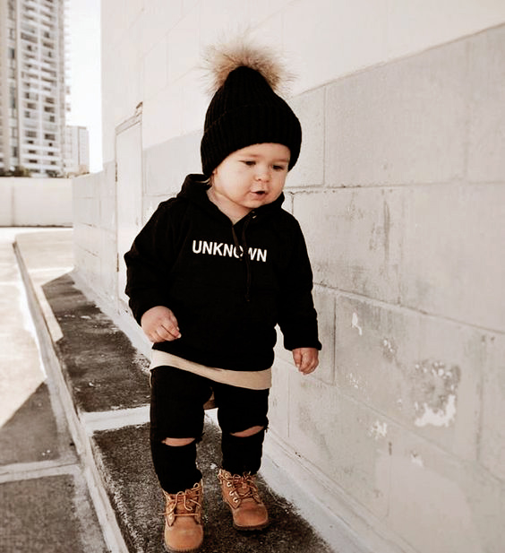 how to dress with ripped jeans kids
