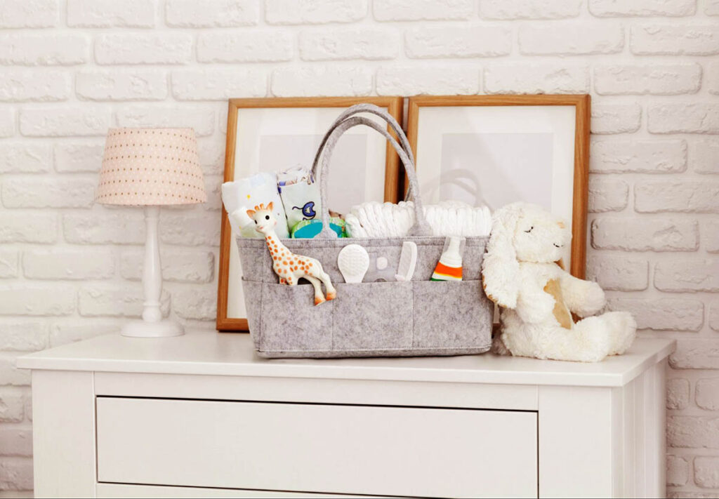 how to organize newborn dresser
