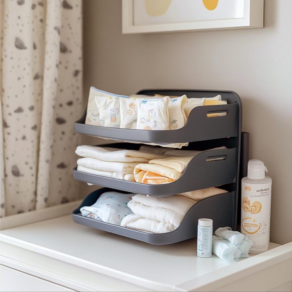 how to organize newborn dresser