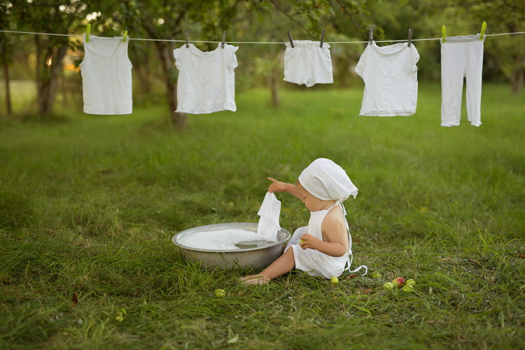 how to remove stains from baby clothes