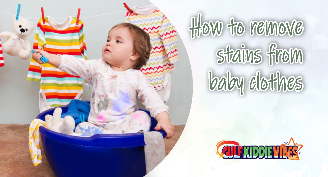 how to remove stains from baby clothes