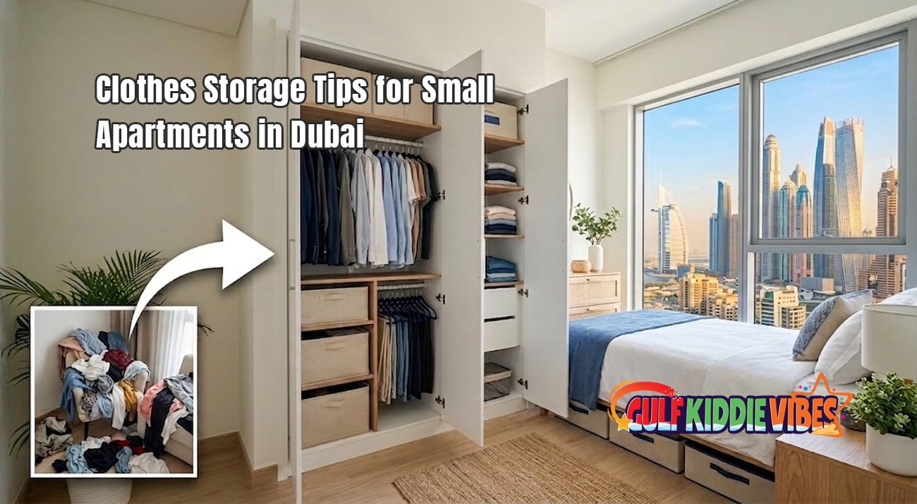 Clothes Storage Tips for Small Apartments in Dubai